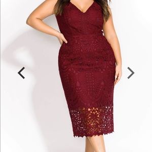 Beautiful red holiday dress!